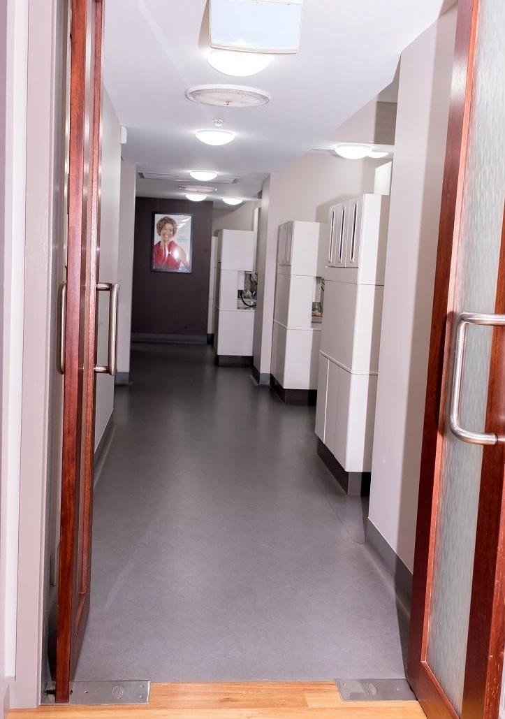 Access to our clinical area